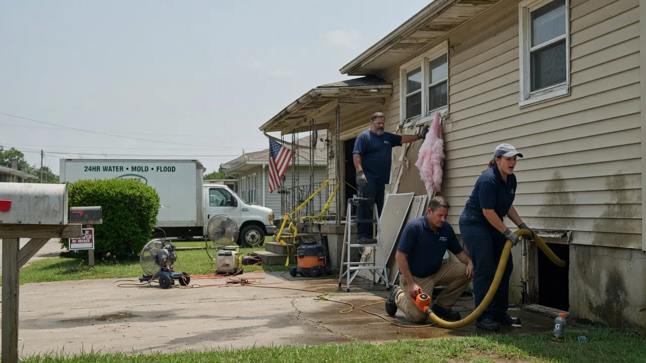 Water Damage Repair in Fort Lee, VA near me
